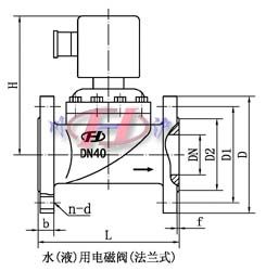 水(液)用電磁閥 法蘭式