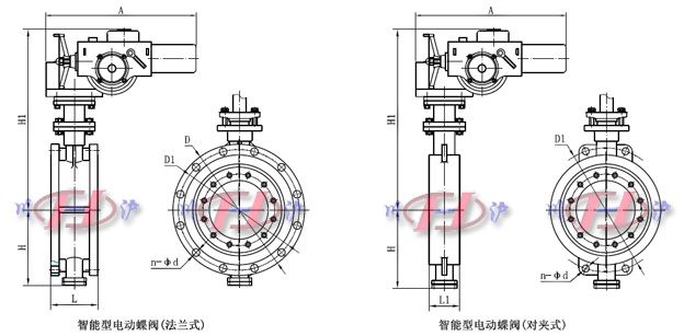 電動(dòng)三偏心蝶閥外形尺寸